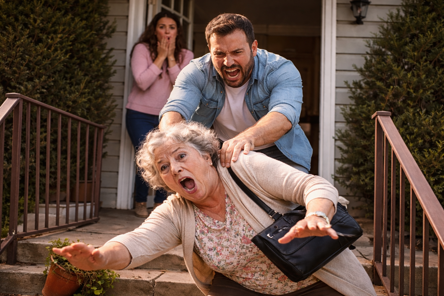  Homem pula o muro e é preso após agredir a ex-sogra